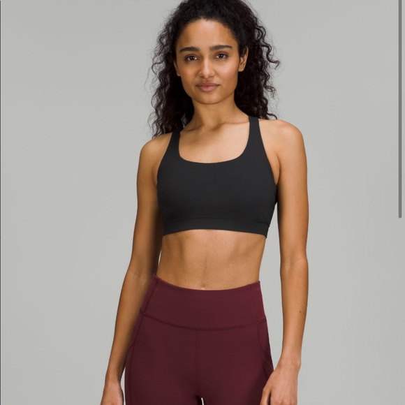 Lululemon black energy bra size 4 - Picture 1 of 3